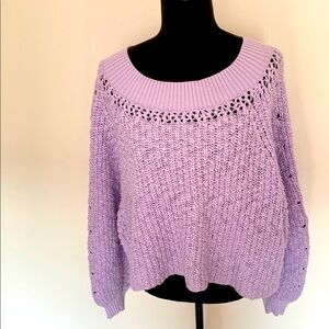 Free People Cropped Sweater